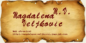Magdalena Veljković vizit kartica